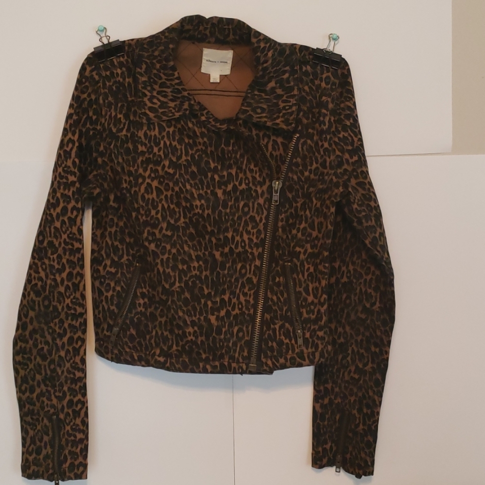 Silence + Noise Cheetah Jacket